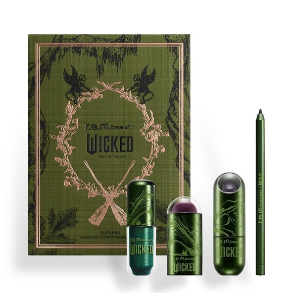 r.e.m. beauty Wicked Makeup Set - Green